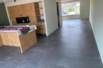 Ambiant Ceramo anthraciet tegelvloer PVC Groningen