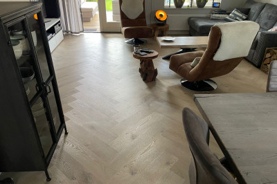 PVC-vloer voor Peter: ‘Kan zo in een woonmagazine’